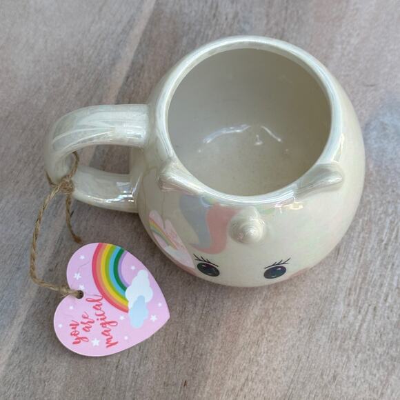Unicorn Iridescent White Decorative Ceramic Coffee Mug New Collectible Cute - Picture 10 of 13
